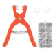 Set 2 X Cleste Pentru Capsat cu Capse Incluse Portocaliu