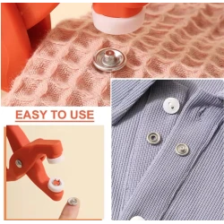 Set 2 X Cleste Pentru Capsat cu Capse Incluse Portocaliu