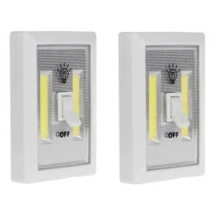 Set 2 x Intrerupatoare fara fir cu LED Super Bright Switch