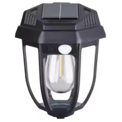 Set 2 x Lampa solara de gradina tip felinar cu tarus CL D68