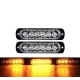 Set 2 x Lumini de Avertizare 6 LED pentru platforma ATV Tractor Jeep Off Road