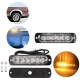 Set 2 x Lumini de Avertizare 6 LED pentru platforma ATV Tractor Jeep Off Road