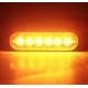 Set 2 x Lumini de Avertizare 6 LED pentru platforma ATV Tractor Jeep Off Road