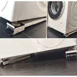 Set 2 x Suport mobil extensibil cu roti pentru mutare electrocasnice