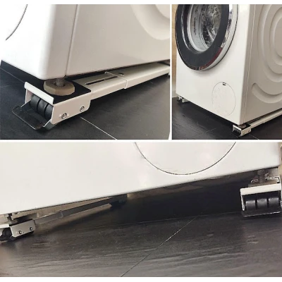 Set 2 x Suport mobil extensibil cu roti pentru mutare electrocasnice