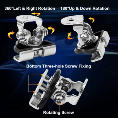 Set 2 X Suporti Capota Regalbili 360 Led Bar / Proiectoare OFFROAD Universali