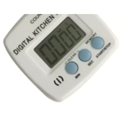 Set 2 x Timer digital bucatarie cu afisaj mare ALB HX101