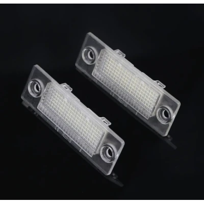Set 2X Lampi numar LED pentru VW Touran Caddy Golf Plus Passat Transporter Skoda Superb