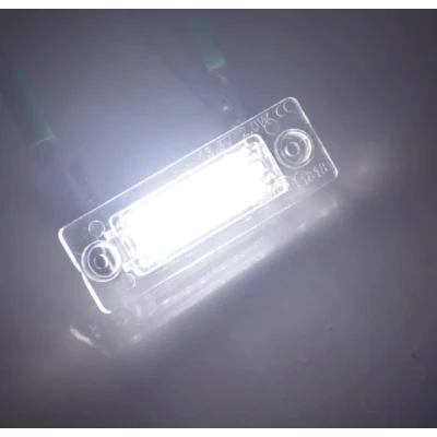 Set 2X Lampi numar LED pentru VW Touran Caddy Golf Plus Passat Transporter Skoda Superb