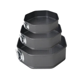 Set 3 forme pentru torturi sau prajituri model octogonal