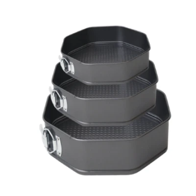 Set 3 forme pentru torturi sau prajituri model octogonal