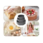 Set 3 forme pentru torturi sau prajituri model octogonal