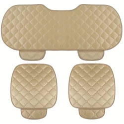 Set 3 huse scaun auto pentru sezut BEJ