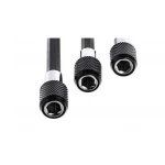 Set 3 prelungitoare pentru surubelnita 60mm 100mm 150mm negru