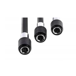 Set 3 prelungitoare pentru surubelnita 60mm 100mm 150mm negru