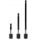 Set 3 prelungitoare pentru surubelnita 60mm 100mm 150mm negru