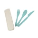 Set 3 tacamuri ecologice Albastru