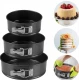 Set 3 tavi de tort cu dimensiuni diferite si fund detasabil 22-24-26