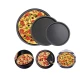 Set 3 tavi rotunde pentru pizza din teflon