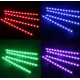 UB Set 4 benzi 12 LED cu lumina ambientale pentru auto si telecomanda RGB