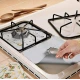 Set 4 folii ARGINTII de protectie pentru aragaz