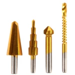 Set 4 freze HSS 8-20  4-12  12-4  6 mm