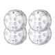 Set 4 lampi LED RGB cu telecomanda rezistente la apa BA