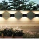 Set 4 Lampi solare cu lumina bidirectionala 2 led / lampa