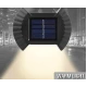 Set 4 Lampi solare cu lumina bidirectionala 2 led / lampa