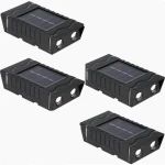 Set 4 lampi solare de perete cu iluminare sus jos 4 LED