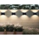 Set 4 lampi solare exterioare pentru perete iluminare sus/jos 8 LED