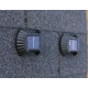 Set 4 lampi solare exterioare pentru perete iluminare sus/jos 8 LED