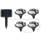 UB Set 4 Lampi solare led tip labuta de caine cu infigere in gazon
