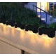 Set 4 Lampi Solare pentru Gard si Stalp cu Senzor de Miscare