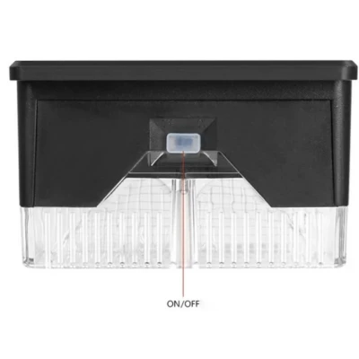 Set 4 Lampi Solare pentru Gard si Stalp cu Senzor de Miscare
