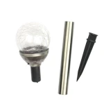 Set 4 lampi solare pentru gradina LED model glob de sticla