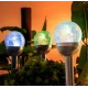 Set 4 lampi solare pentru gradina LED model glob de sticla