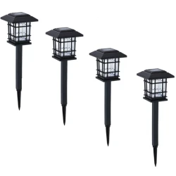 SET 4 Lampi X17 solare decorative pentru gradina XL
