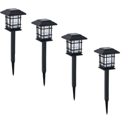 SET 4 Lampi X17 solare decorative pentru gradina XL