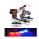 Set 4 lumini de averizare LED 36W cu stroboscop rosu / albastru