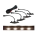 Set 4 lumini de zi si gabarit F3 pentru auto sau autocamioane montaj pe grila 12V/24V