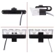 Set 4 lumini LED de avertizare rosu albastru pentru grila functii stroboscop 36W 12V