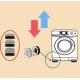 UB Set 4 picioare SLIPSTOP tampoane anti-zgomot și antiderapante suport pentru masina de spalat