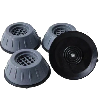 Set 4 picioare tip tampoane anti-zgomot  antiderapante tip suport pentru masina de spalat cu VENTUZA MD