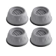 Set 4 Picioruse GRI antisoc si antiderapante pentru masina de spalat