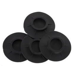 Set 4 picioruse pentru masina de spalat NEGRE