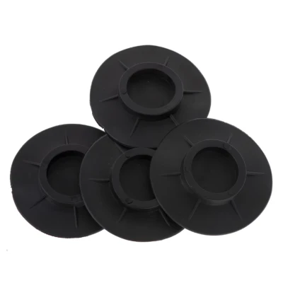 UB Set 4 picioruse pentru masina de spalat NEGRE