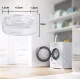 Set 4 picioruse TRANSPARENTE din silicon antivibratie pentru masina de spalat