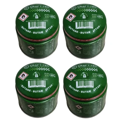 Set 4 Rezerve gaz 190 g Craft-tec cu ILL MX733