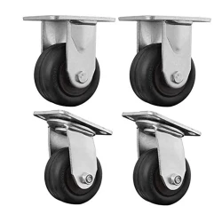 Set 4 Roti 32mm NEGRE Pivotante NEGRE ROTILE culoarea Negru